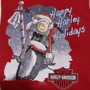 Harley Davidson Holiday Motorcycle Child Tshirt